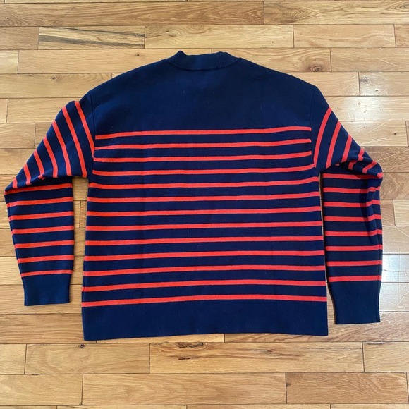 Everlane Wool Blend Crew Neck Button Shoulder Sweater Women's Size‎ L - Picture 5 of 5